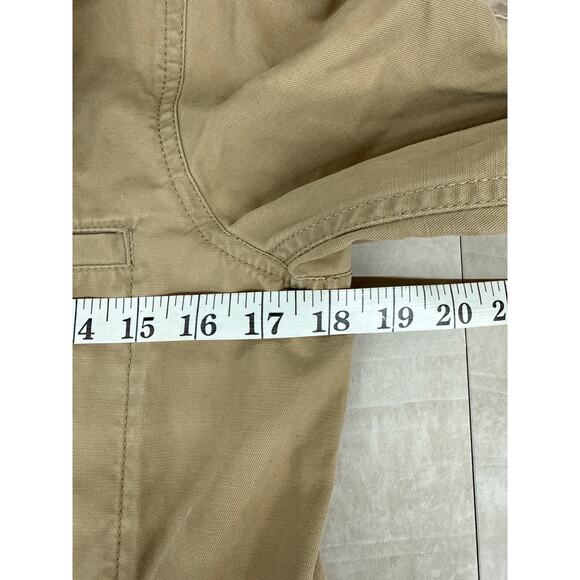 Gap Womens Beige Utility Field Jacket Size XS Khaki Zipper Front Cargo Casual - Picture 6 of 8